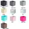 Simple Non Woven Fabric Cube Storage Box Foldable Large Capacity Square Storage Box without Lid Cabinet Drawer Organizer Nursery 6
