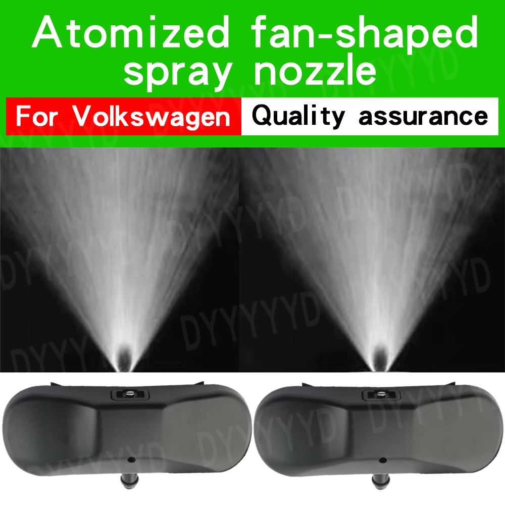Front Windshield Washer Nozzles Jet Heate Set For VW Tiguan Amarok Scirocco Pass