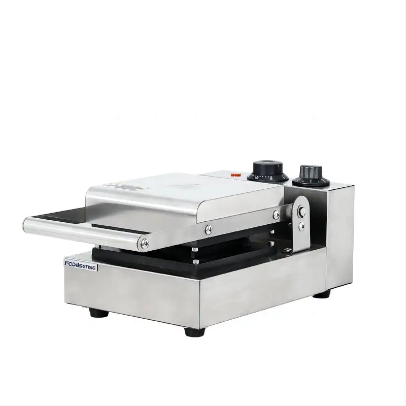 High Efficiency Commercial Stainless Steel Sandwich Waffle Making Machine For Western Restaurant