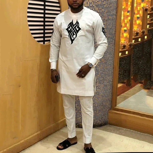 Ahmed Embroidered Kaftan Outfit - Image 3