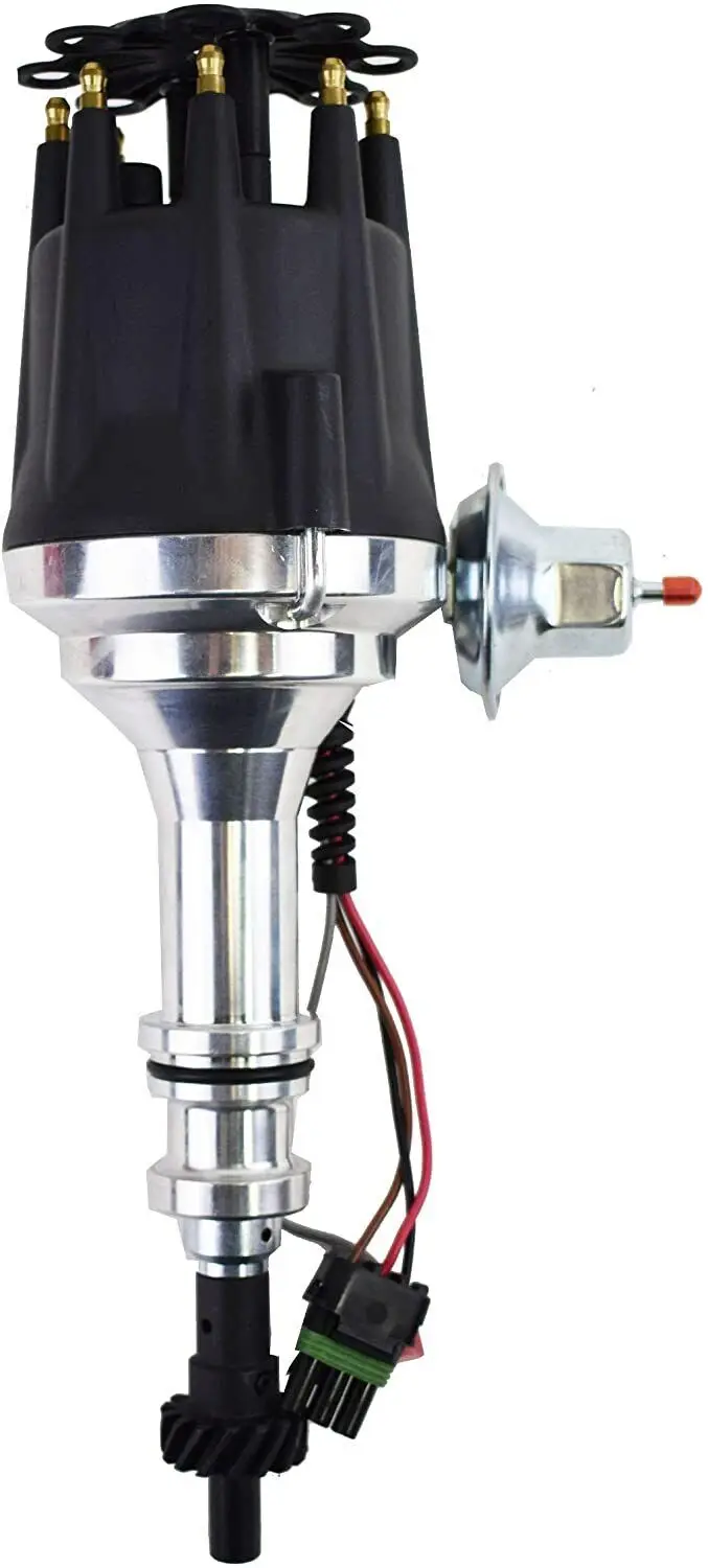 

Pro Series R2R Distributor for Ford BBF V8 Engine Black Cap 351C 400M 429 460