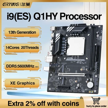 Carte mère d'ordinateur de jeu à monter soi-même avec processeur 13th Core intégré ES 0000 (référence à i9 13900H) 14C20T DDR5 ordinateurs de bureau carte mère G665 1