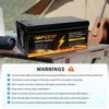 DATOUBOSS 12V200Ah300Ah LiFePO4 Battery High Capacity 2560Wh3840Wh Long Life 8000+Cycles  ABS Solar RV Off Grid Power Battery 5