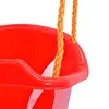 Outside Playset for Kids Toddler Swing Outdoor Low Back Full Bucket Swing for Seat Rope & Mounting Rings for Kids 1