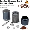 Automatic coffee baking and grinding machine  core head simple advanced coffee bean grinder Mini portable Coffee grinder 3