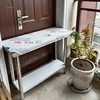 Multilayer Kitchen Cabinets Kitchen Stainless Steel Workbench Commercial Console Kitchen Furniture Mordern Simple Operation Desk 5
