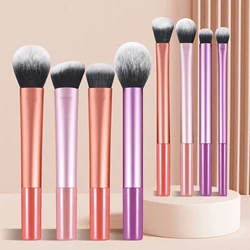 Portable 8 - Piece Multifunctional Makeup Brush Set (MULTI)