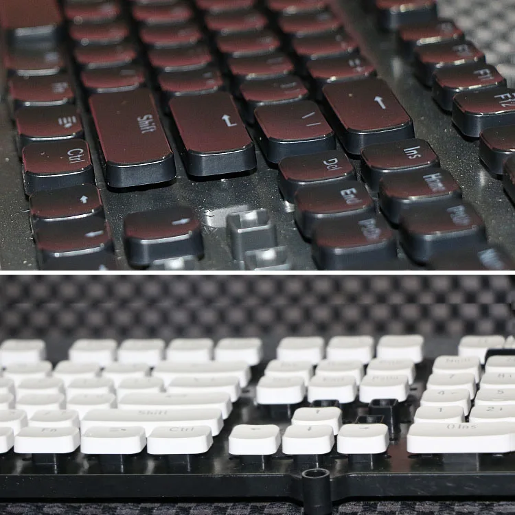 Chocolate Style Low Profile Keycaps for Mechanical Keyboard, ABS