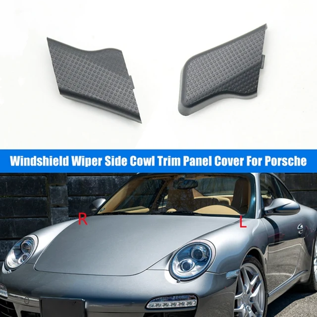 Car Front Windshield Wiper Side Cowl Trim Panel Cover For Porsche 911