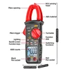 Digital Clamp Meter 4000 Counts DC/AC 400A Voltmeter Pliers Multimeter Ammeter Voltage Tester Car Repair Electrical Temp Tester 2