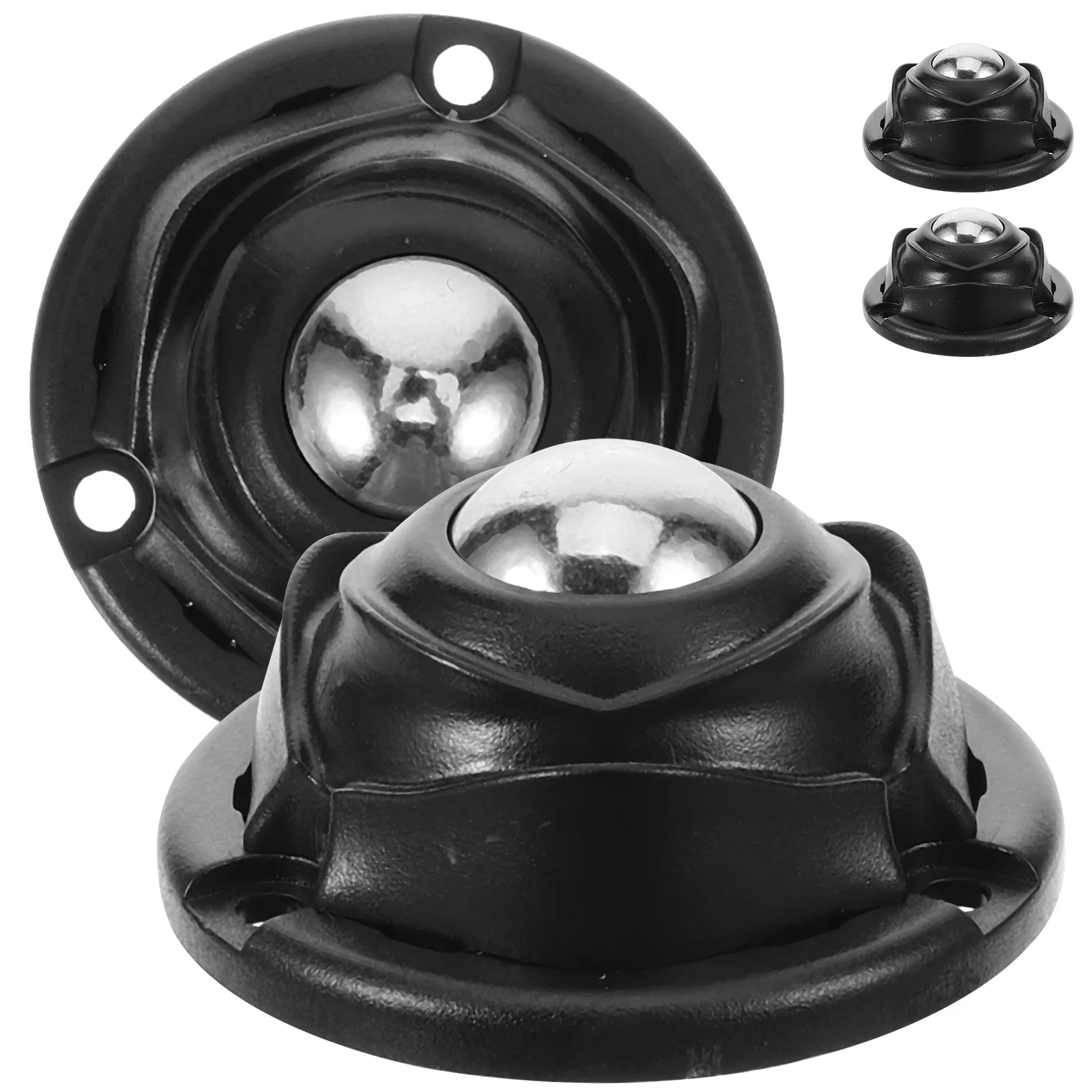 

4 Pcs Self Adhesive Casters Wheels Appliance Rollers Pulley Furniture Swivel Plastic Steel Mini