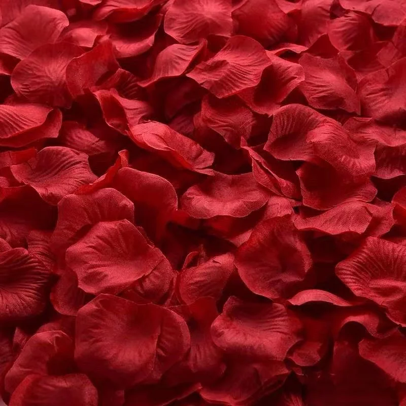 

Artificial Silk Rose Petals for Party Decoration, False Flowers, Centerpieces for Weddings, Valentines Day, 200 PCs