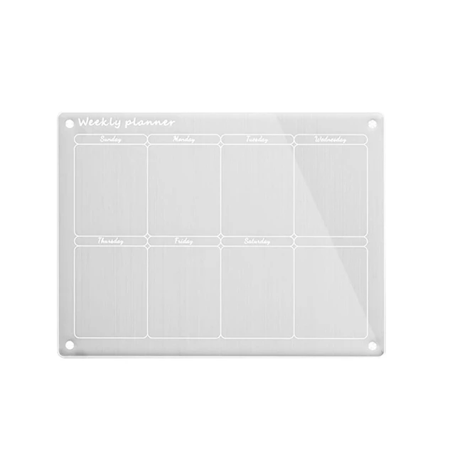 Acrylic Calendar Planning Board Weekly Monthly Schedule