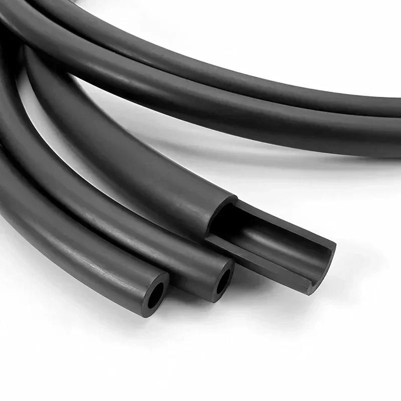 Black NBR Oil-Resistant Fuel Rubber Hose for Automotive and Diesel Applications
