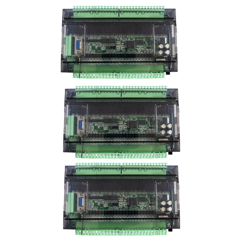 

3x FX3U 48MR RS485 RTC (время реального времени) 24 входа 24 релейного выхода 6 аналоговых входов 2 аналоговых выходов контроллер Plc