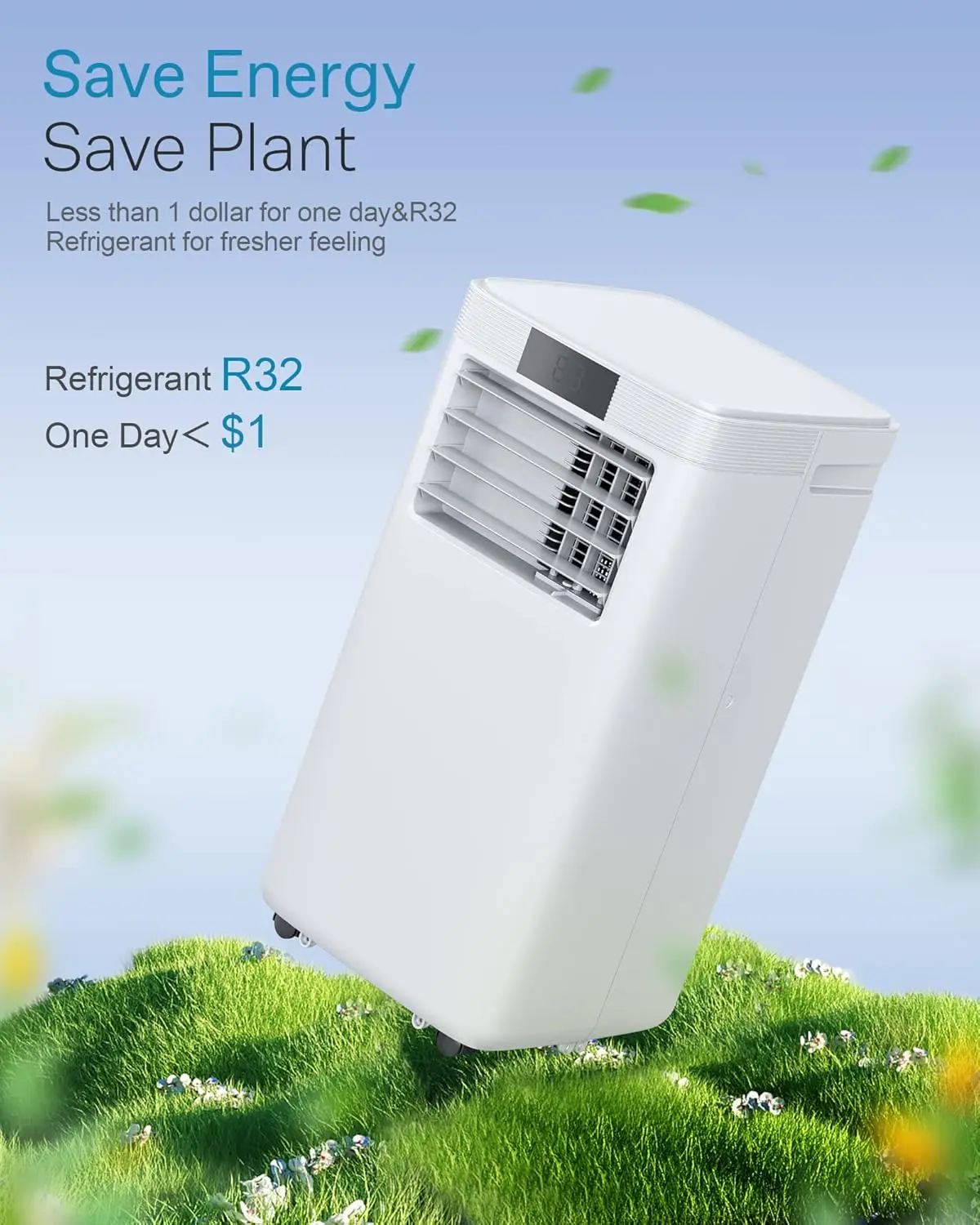 Portable Air Conditioner 4-in-1 with Dehumidifier