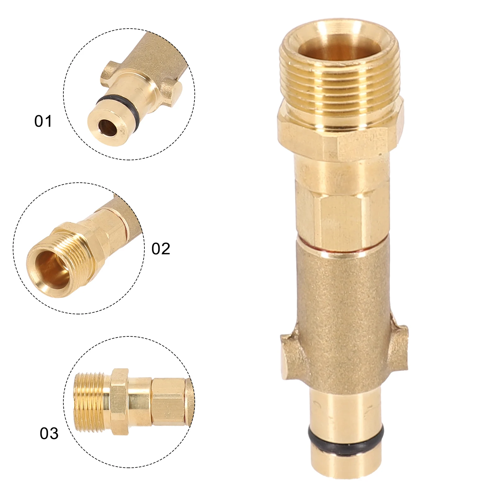 Adaptateur Baïonnette Laiton M22 pour Nettoyeur Haute Pression Nilfisk Gerni
