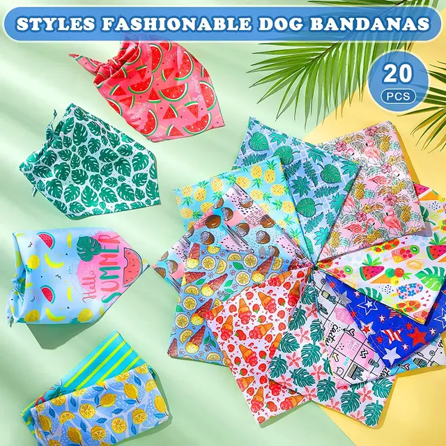 Bandana chien en forme de Triangle pour chien, écharpe de noël, le jour de l'indépendance – Image 4
