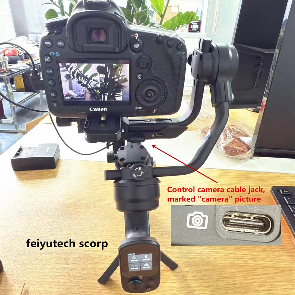 G6MAX AK2000S AK2000C SCORP 2 Pro Mini Control Cable for Feiyu stbilizer & Sony Canon Nikon Panasonic Type-C to Multi Mini Micro