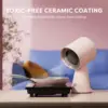 Ceramic Pots and Pans Set with Lid, Non Toxic Cooking Set Free, Oven Safe 3