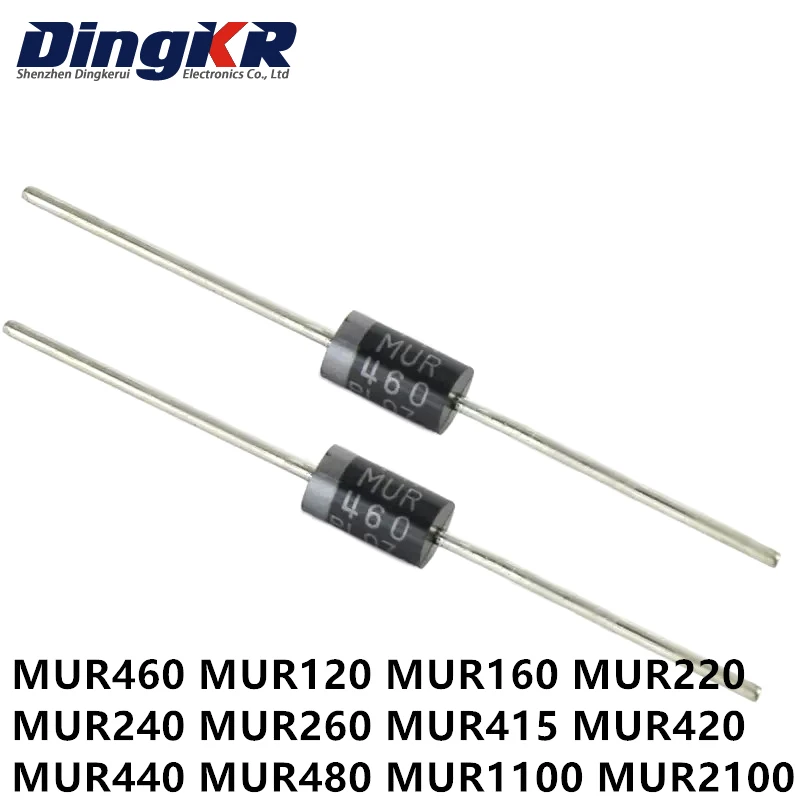 20PCS-MUR460R-DO-201-diode-MUR460-MUR120-MUR160-MUR420-MUR440-MUR220 ...