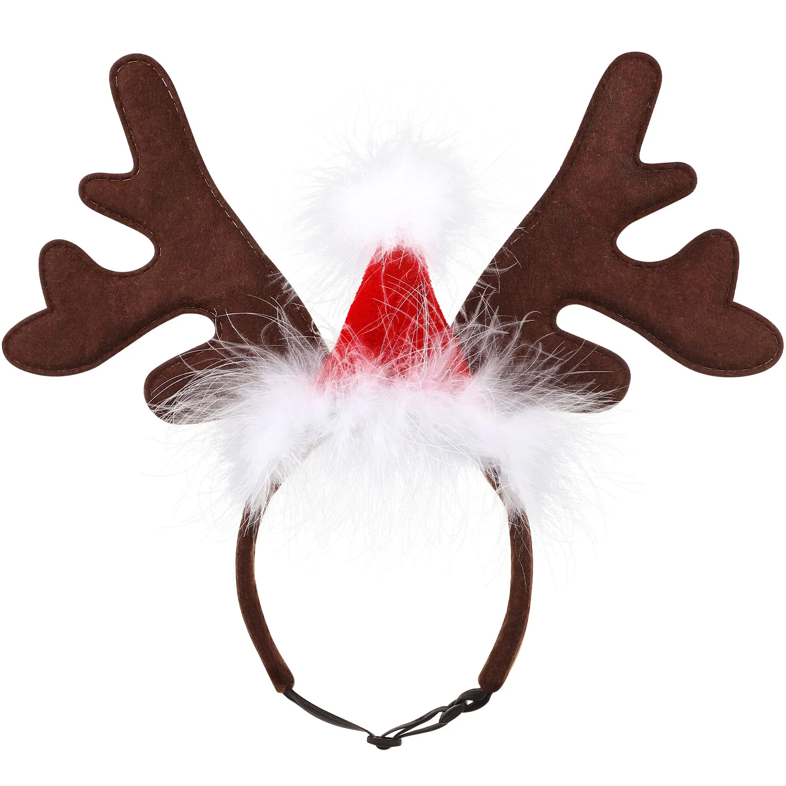 

Pets Christmas Headress Dog Hat Puppy Antlers Holiday Costume Accessory Hats for Large Dogs Elk Headband
