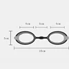 Swimming goggles anti-fog anti-ultraviolet high-definition flat mirror adult boys girls silicone Adjustable  without restraint 2