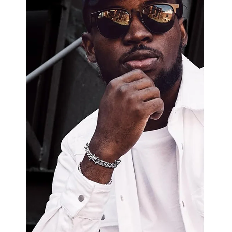 style bracelet chaîne épaisse