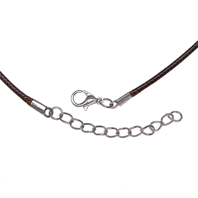 Vibrant Multicolor Waxed Leather Cord Necklace Set - 15-Piece DIY Jewelry Accessory Collection