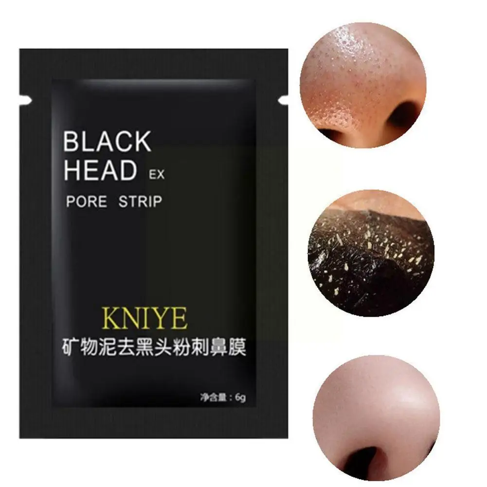 

1pcs 6g Black Face Mask Blackhead Black Head Remover Makeup Peel Masks Acne Beauty Cleaning Mask Black Black From Dots Skin