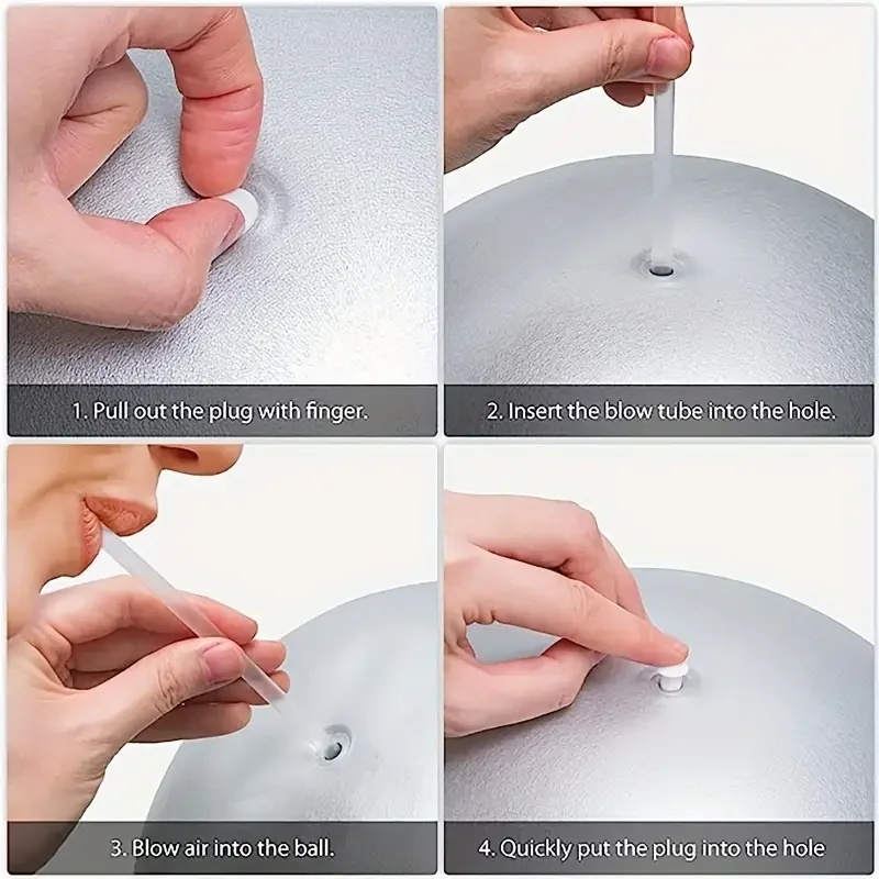 25cm Small Pilates Ball PVC Thickened Explosion-proof Frosted Home Gym Exercise Balls Glossy Yoga Ball Dance Fitness Accessories