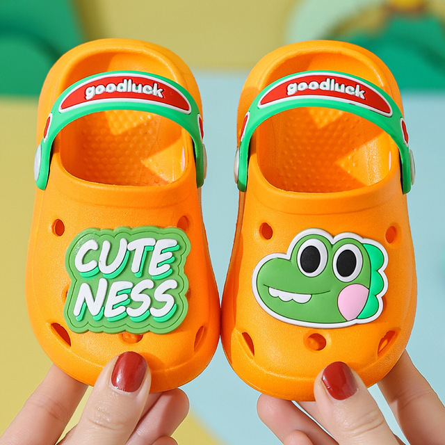 Baby Sandals for Boys Girls Cartoon Kids Shoes Summer Toddler Flip Flops Children Home Slippers Beach Swimming Slippers