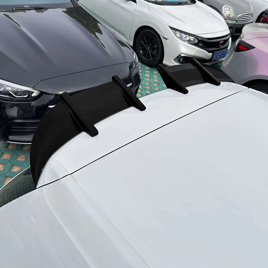 자동차 테일 윙 스티커 고정 바람 윙 스플리터 외부 장식 키트, VW 골프 7, 7.5 정사이즈 에디션, Rline 2013-2019, 2 개