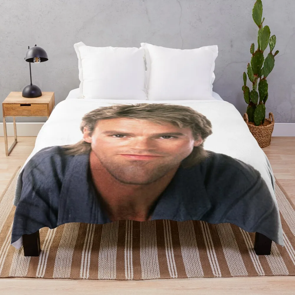 

MacGyver, I have an idea, 80s Heroes MacGyver Throw Blanket Giant Sofa Bed linens Luxury Throw Blankets