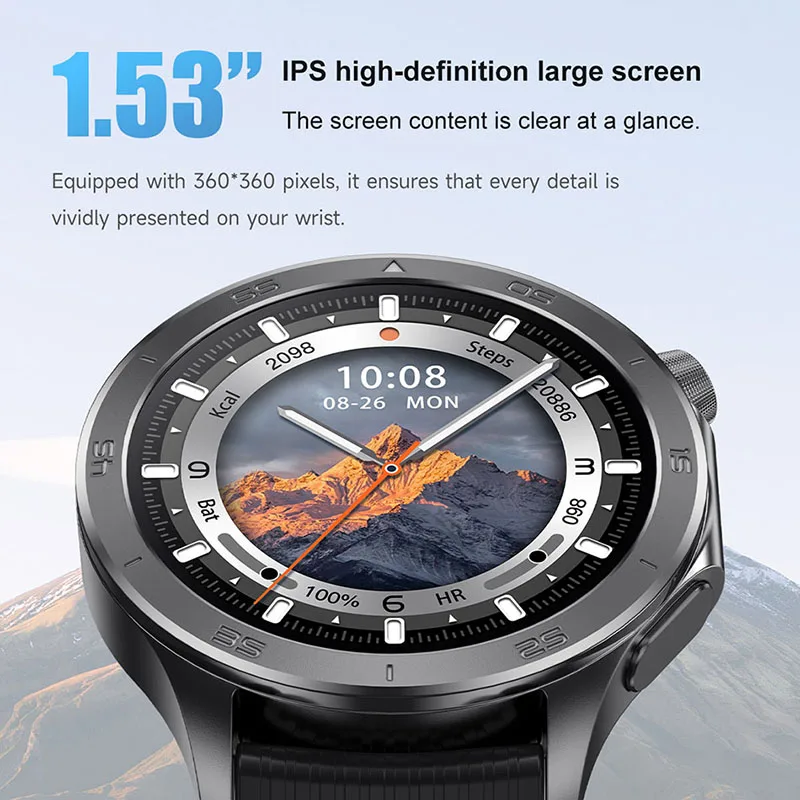 For OPPO Watch X2 Sports Smart Watch Men HD Screen GPS tracker Compass Bluetooth call Heart rate Waterproof Smart Watch 2025 NEW