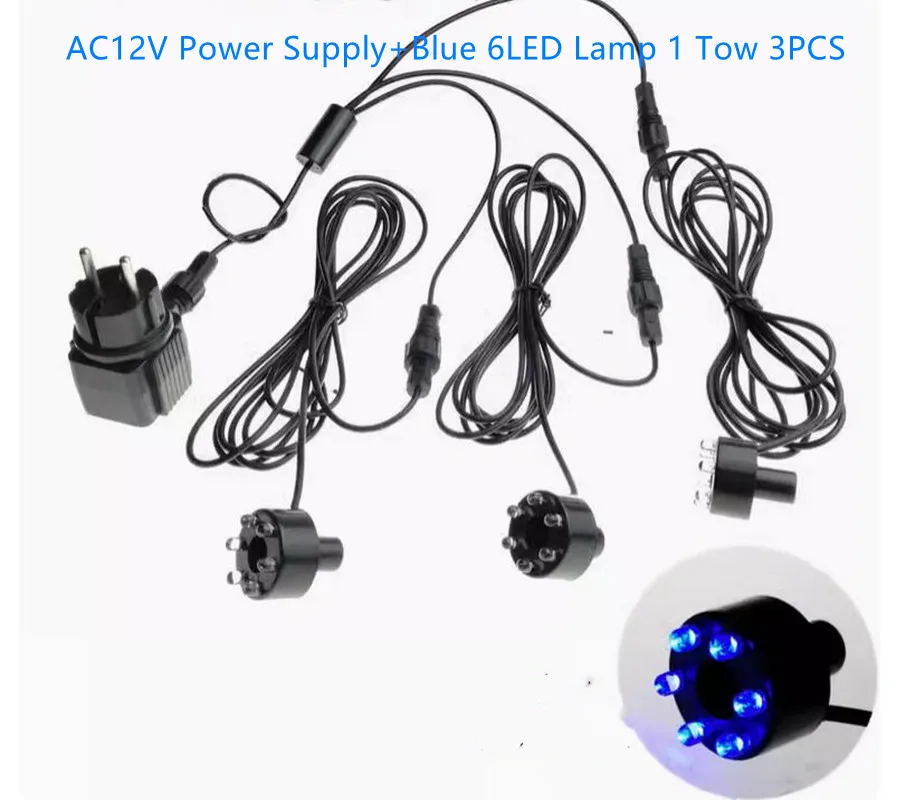 6led 3 in1blue