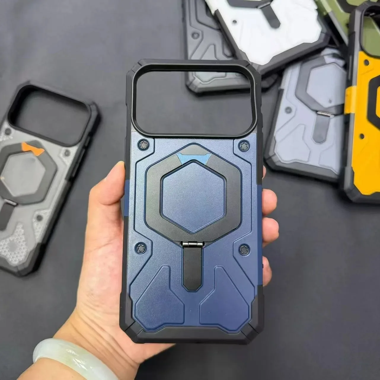 Premium Magnetic Wireless Charging Anti-Drop Phone Case, Designed