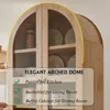 Tall Arched Kitchen Pantry, Modern Farmhouse Wood Kitchen Storage Versatile Cupboard, Dining Room, Bathroom 4
