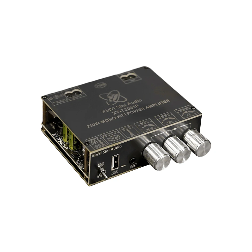 XY-T2001P Kabelloser Audio-Verstärker 200W BT TWS Stereo DC 12-30V Heimkino TPA3221 Chip – Detail 24