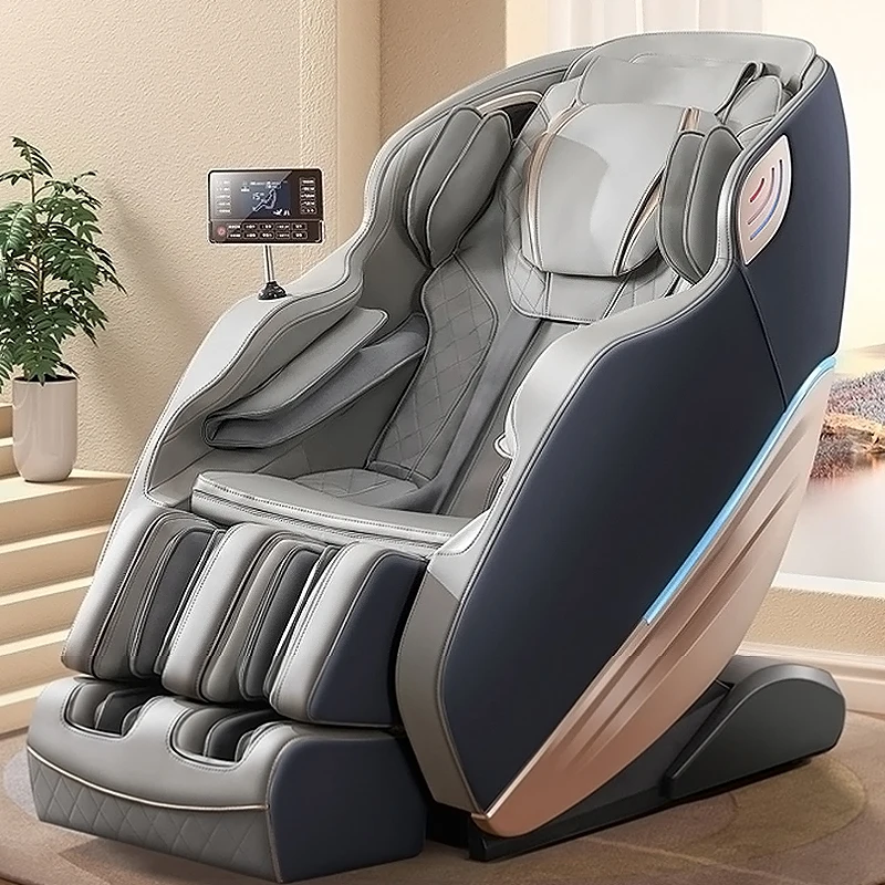 Professional Massage Best Grey Zero Gravity Human Touch Stretch 4D Track Latest Electronic Massage Chair Body Massager 5