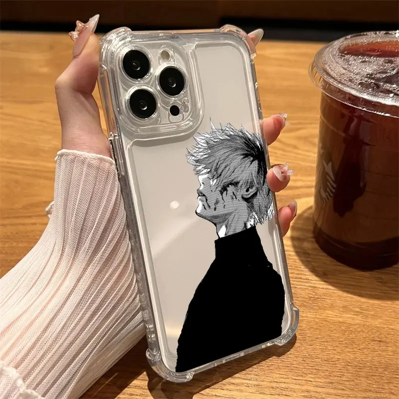 2 Custodie Per IPhone 12/12 Pro – Cover Morbida In Silicone Con Stampa Anime Tokyo Ghoul Manga – A3 - 2
