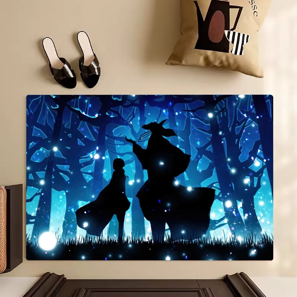 Anime The A-Ancient Magus B-Bride Floor Mat Bedroom Kitchen Door Bath House Super Absorbent Foot Non-slip 4