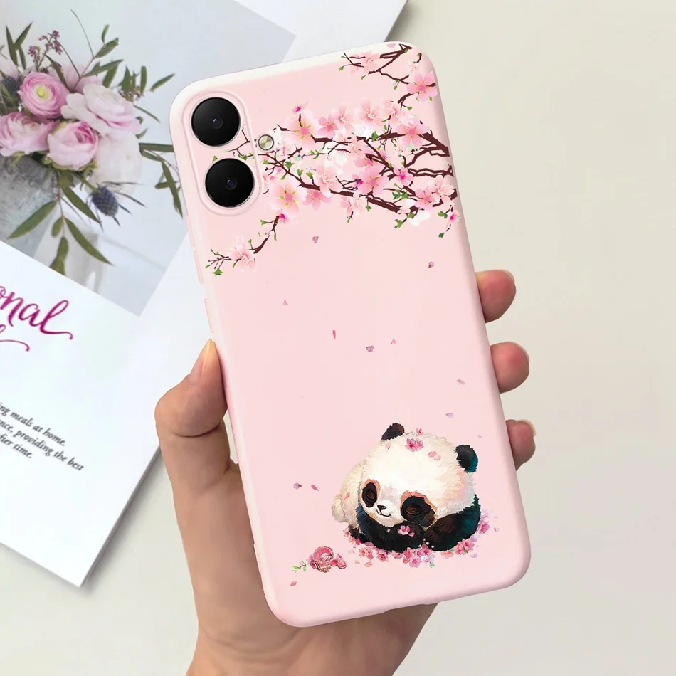 Cute Cartoon Candy Color Soft Silicone TPU Back Cover Phone Case