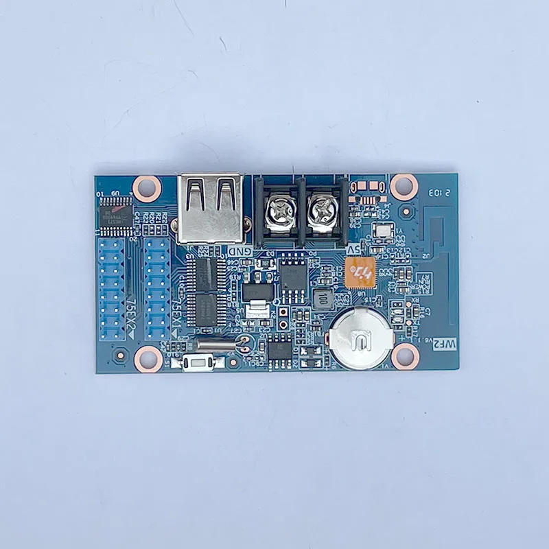 Huidu HD-WF2 Full Color LED Panel Pixel Display Control Card For LED Display Screen USB Port Main Board Supports Mobile WiFi