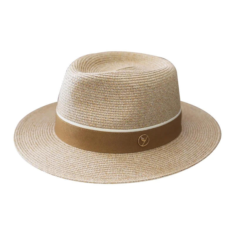 Sun Hat Sun Protection Hat Natural Panama Soft Shaped Straw Hat Summer Women/Men Wide Brim Beach Sun Cap UV Protection Fedora Birthday Gift