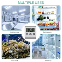 Thermomètre de réfrigérateur ORIA, thermomètre de congélateur avec sonde externe, thermomètre numérique pour réfrigérateur pour la maison, la cuisine et les restaurants 5