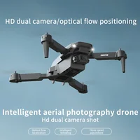 Drone RC professionnel E88 à grand angle avec caméra HD 4K, hélicoptère pliable 4