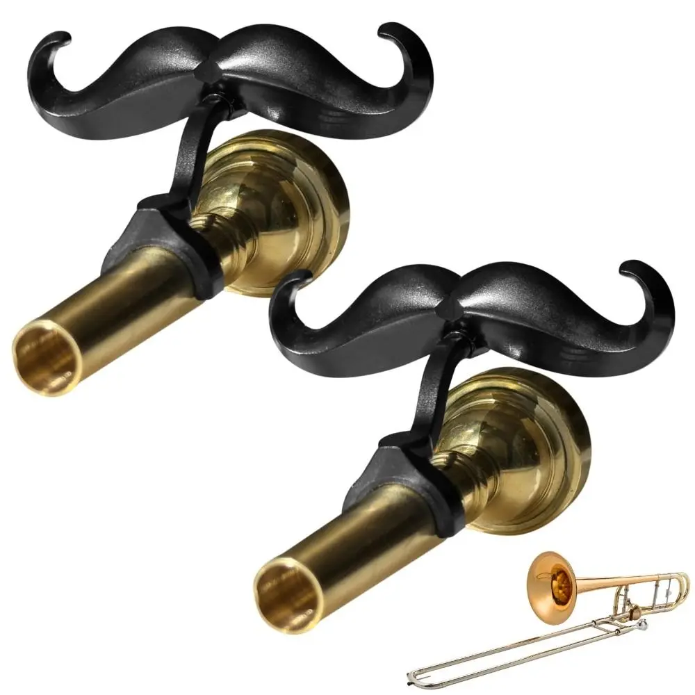 Trombone Accessory Clip On Mustache Trombone Gear Multipurpose Protective Case Convenient Humorous