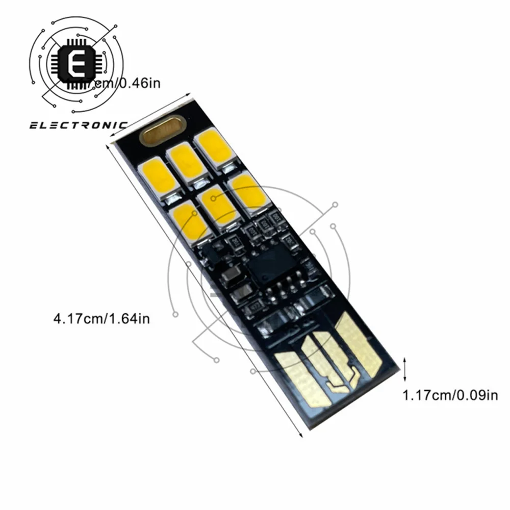 Portable Mini 5730 USB 6 LED Light 5V Touch Sensor Dimmable Night Light Book Lights Reading Table Lamp Module led light night light book light mini led light