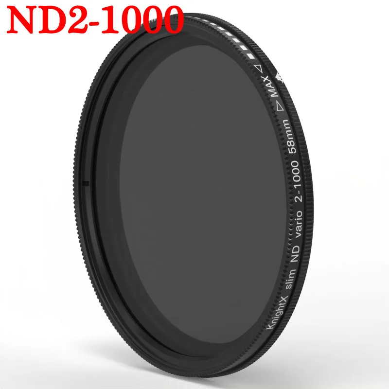 Lens Color Filter KnightX ND FLD UV MC Star 52mm 58 67 55 77 mm Nikon Canon EOS 7D 5D 6D 50D 60D 600D d5200 d3300 d3200 T5i